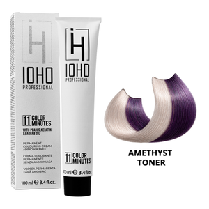Permanent Color 11 Minutes Amethyst Toner Ammonia-Free - IOHO Professional