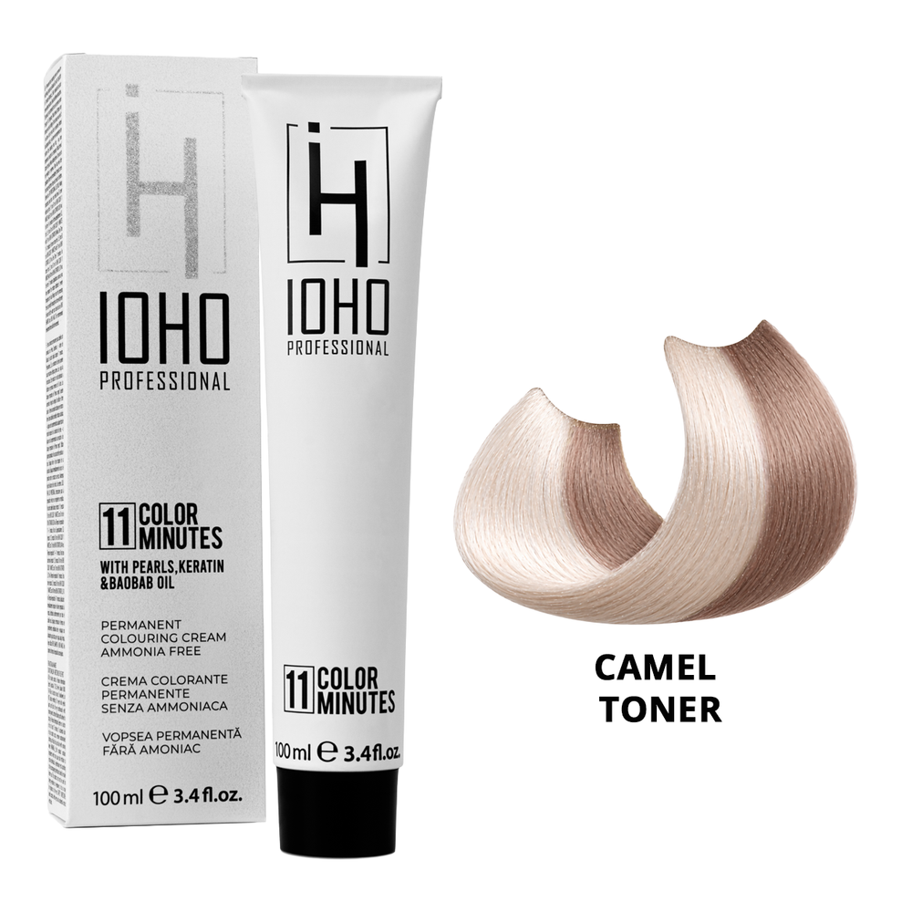 Permanent Color 11 Minutes Camel Toner Ammonia-Free - IOHO Professional
