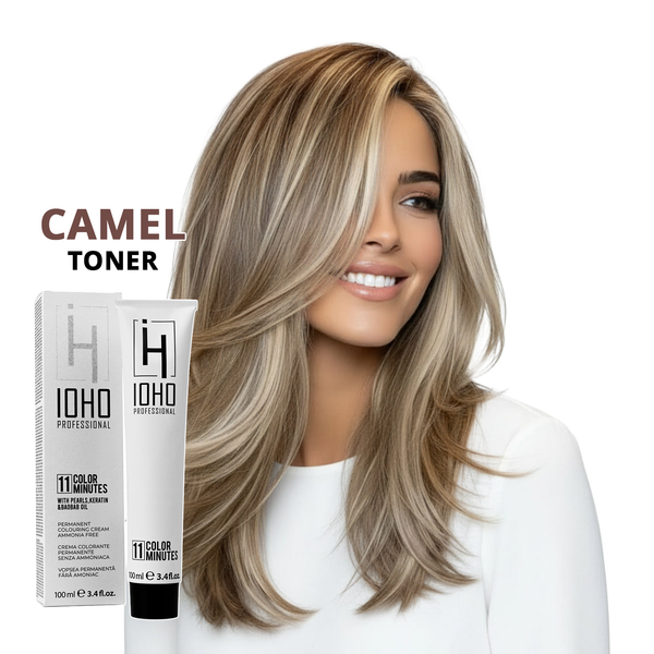Permanent Color 11 Minutes Camel Toner Ammonia-Free - Ioho Professional