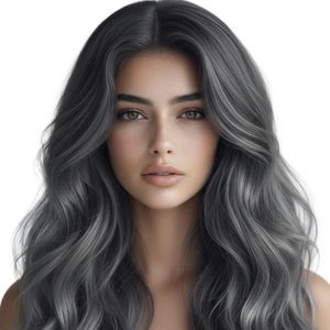Permanent Dark Gray Toner Hair Dye Without Ammonia - Color 11 Minutes Cobalt Toner - IOHO Professional