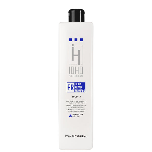 Sampon Multifunctional de Reparare pentru Par - Fiber Repair Clean & Protect Shampoo pH 4.3-4.8 1000ml - Ioho Professional - HNIcosmetice.ro