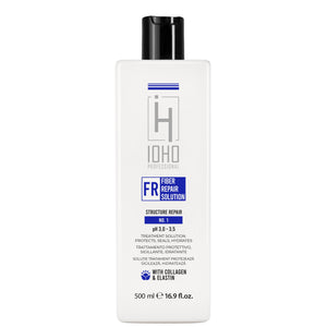 Solutie de Reparare si Protectie pentru Par - Fiber Repair Structure Treatment Solution No 1 pH 3.0-3.5 500ml - Ioho Professional - HNIcosmetice.ro