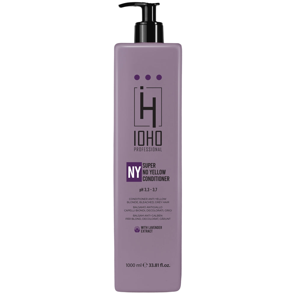 Balsam de par Anti-Galben - Super No Yellow Conditioner pH 3.3-3.7 1000ml - Ioho Professional - HNIcosmetice.ro