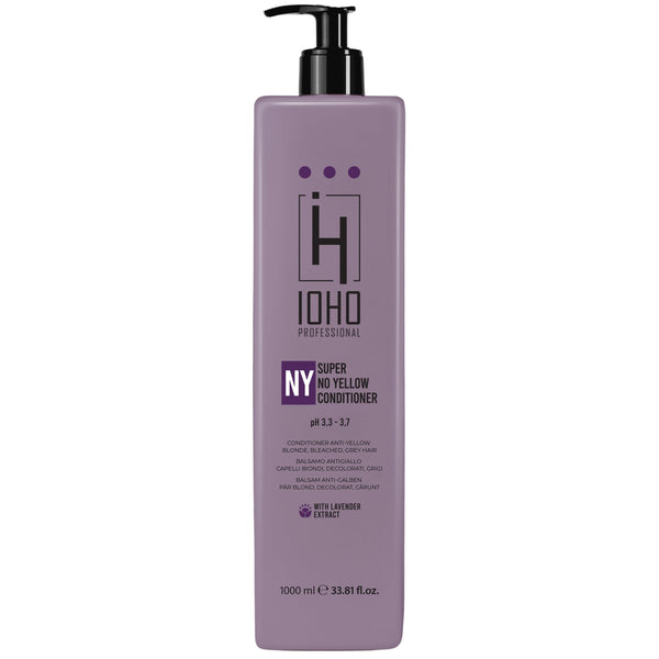 Balsam de par Anti-Galben - Super No Yellow Conditioner pH 3.3-3.7 1000ml - Ioho Professional - HNIcosmetice.ro