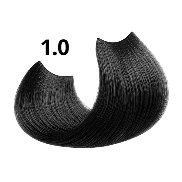 Permanent Color 11 Minutes 1.0 Black Ammonia-Free - IOHO Professional