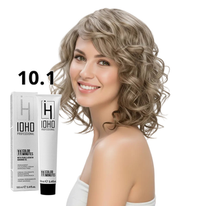 Permanent Color 11 Minutes 10.1 Very Light Ash Blonde Extra Ammonia-Free - Ioho Professional
