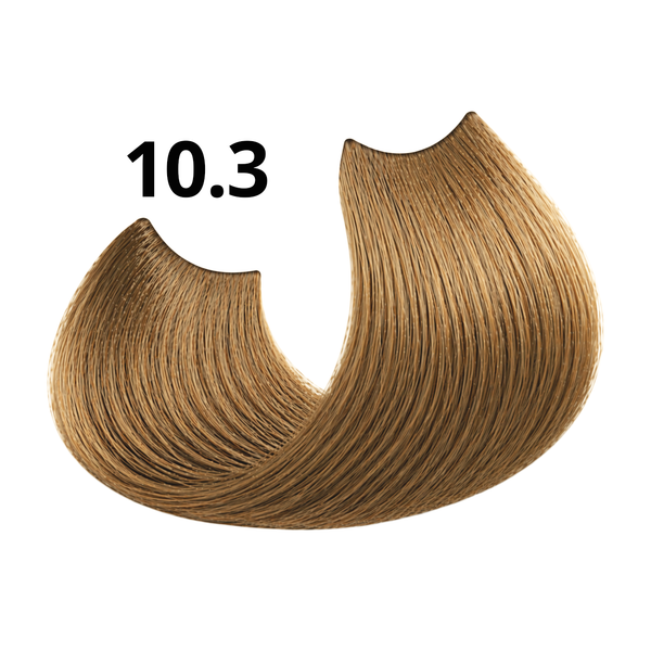Permanent Color 11 Minutes 10.3 Extra Light Golden Blonde Ammonia-Free - IOHO Professional