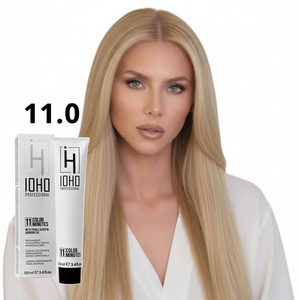 Permanent Color 11 Minutes 11.0 Platinum Blonde Super Light Ammonia-Free - Ioho Professional