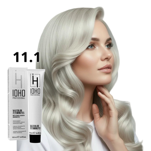 Permanent Color 11 Minutes 11.1 Platinum Blonde Super Light Ash Ammonia-Free - Ioho Professional