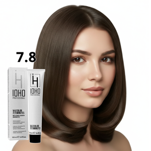 Permanent Color 11 Minutes 7.8 Blond Beige Ammonia-Free - Ioho Professional