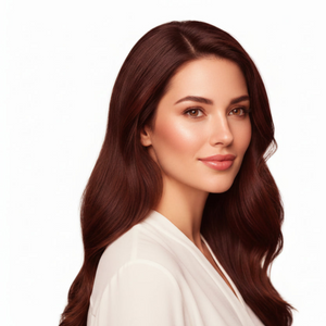 Hair Dye 5.6 Permanent Without Ammonia - Color 11 Minutes 5.6 Light Red Chestnut Ammonia-Free - IOHO Professional